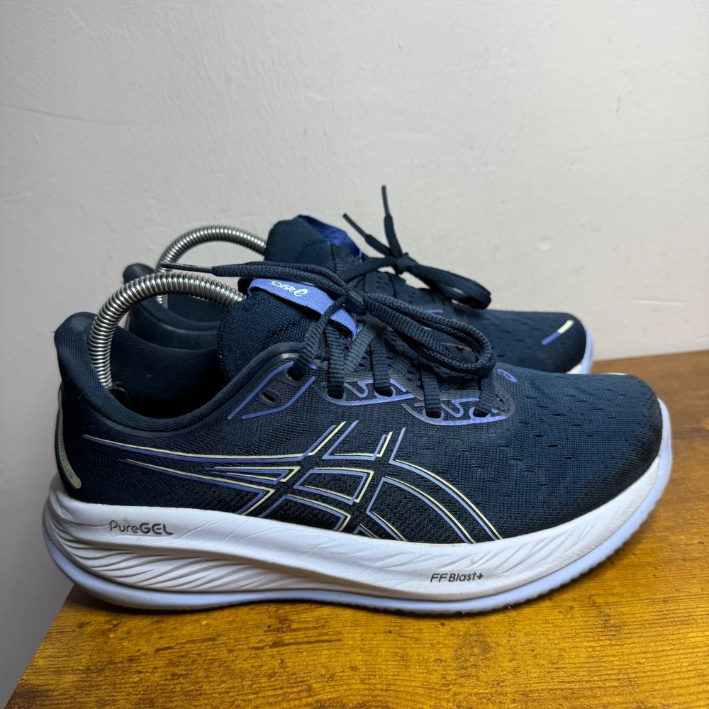 ASICS Gel-Cumulus 25 Running Shoes Womens Size 9 Navy Blue 1012B599